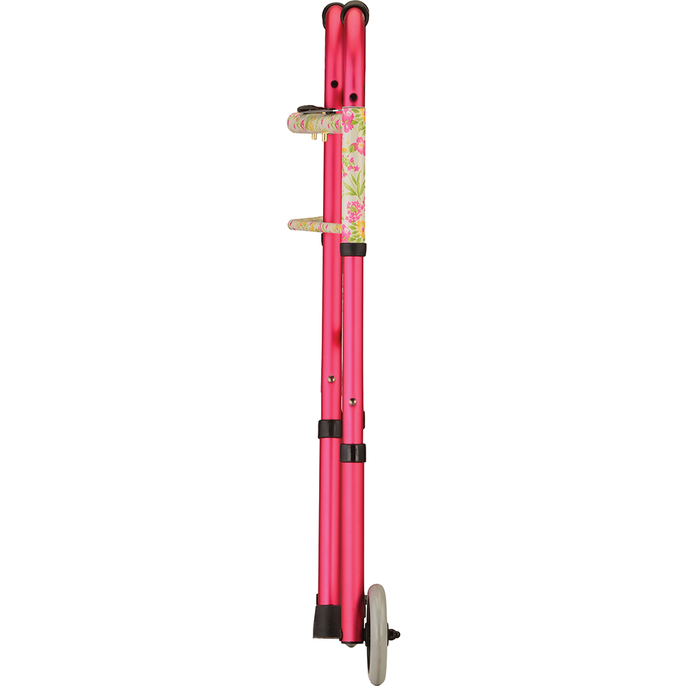 FLD WLKR W/5" WHEELS DSNR PINK